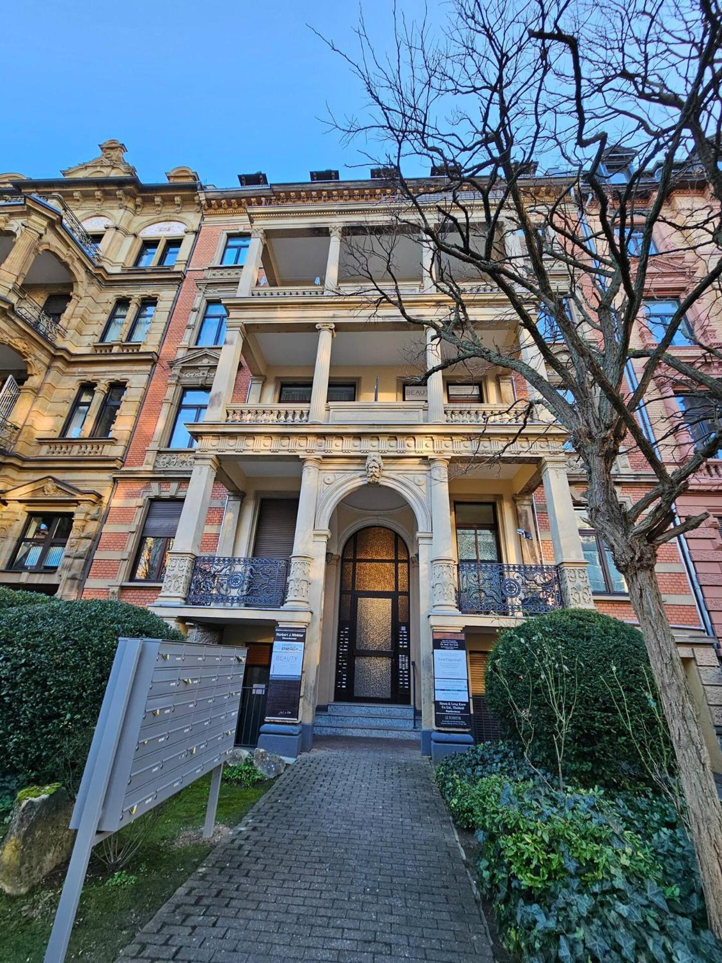 Apartment Wiesbaden Mitte, Zentral Am Park, Congresscenter 5 Min, Bahnhof 10Min Exterior foto